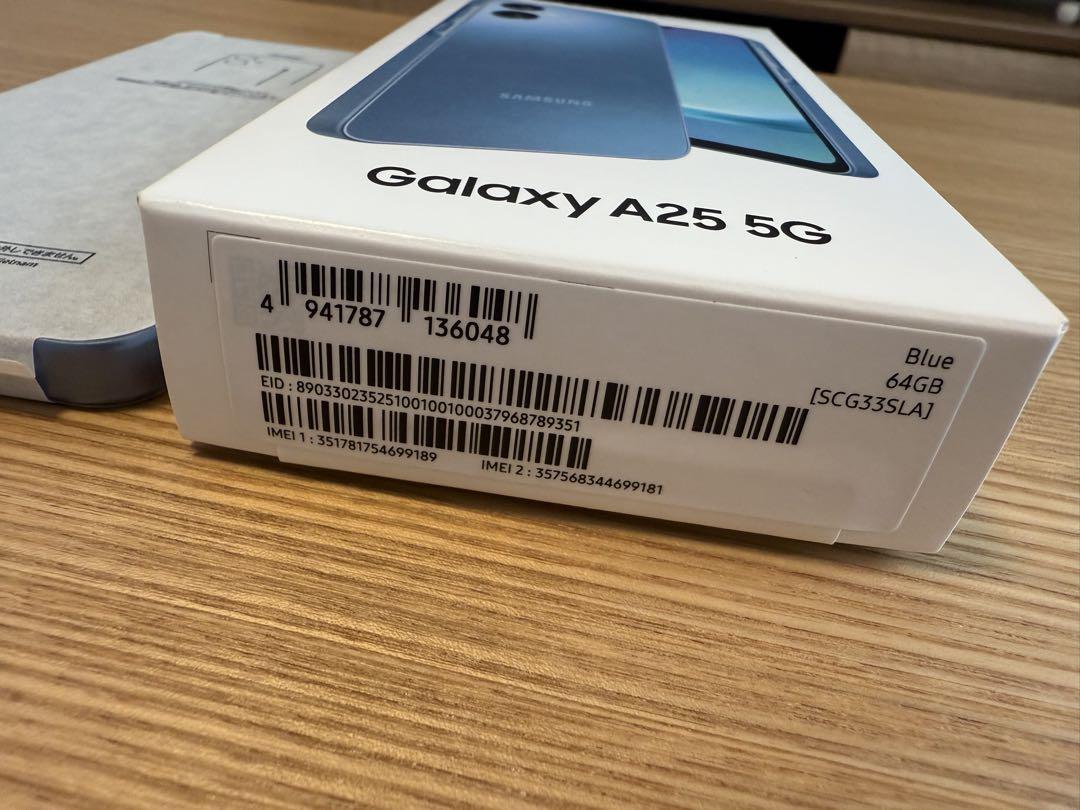 Samsung Galaxy A25 5G Blue 64GB 本体