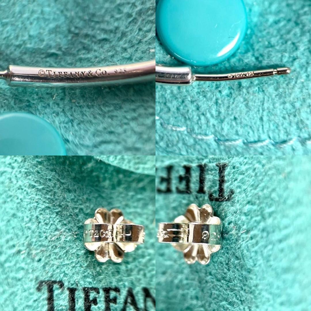 ティファニー 美品 ワイヤー フープ ピアス 希少 シルバー925 T98fe Tiffany & Co. - ティファニー 美品 ワイヤー フープ ピアス