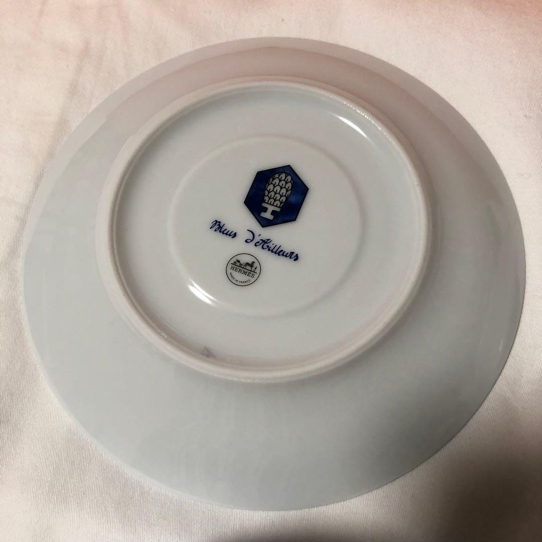 エルメス ブルーダイユール　カップ＆ソーサー 2セット　新品