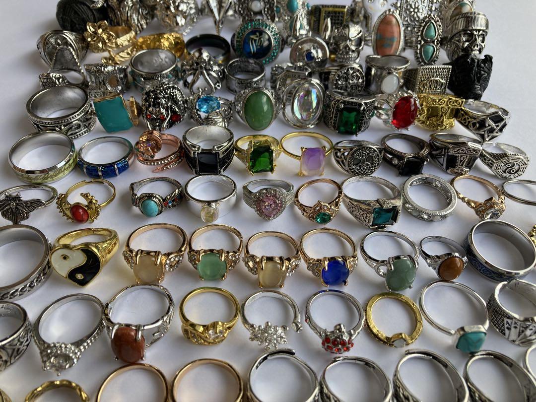 アクセサリー　100点セット　指輪　リング　装飾品　まとめ売り