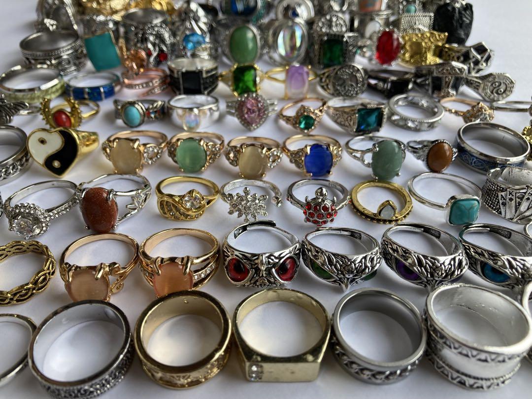 アクセサリー　100点セット　指輪　リング　装飾品　まとめ売り