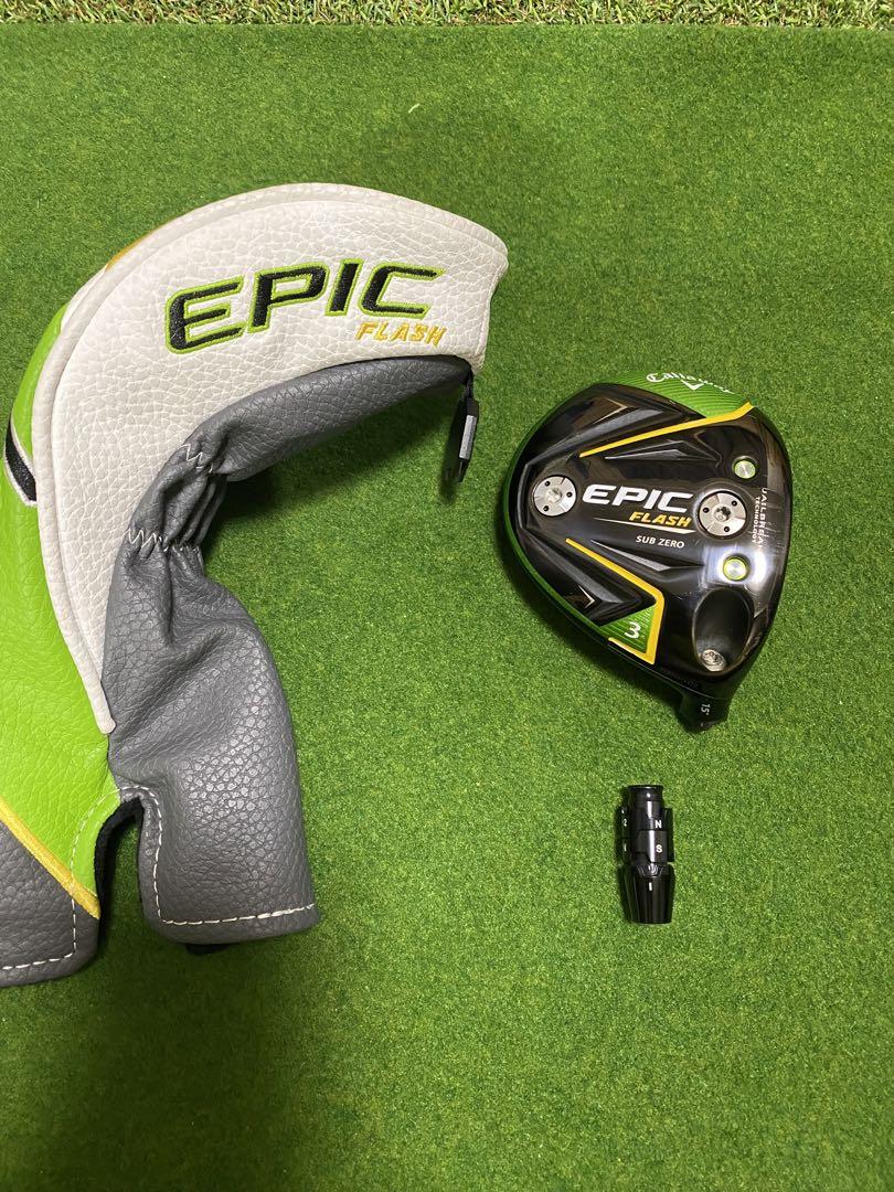 Callaway - エピック　サブゼロ　3W 15度　ヘッド単品 Yahoo!オークション -「エピック サブゼロ ヘッドのみ」の落札