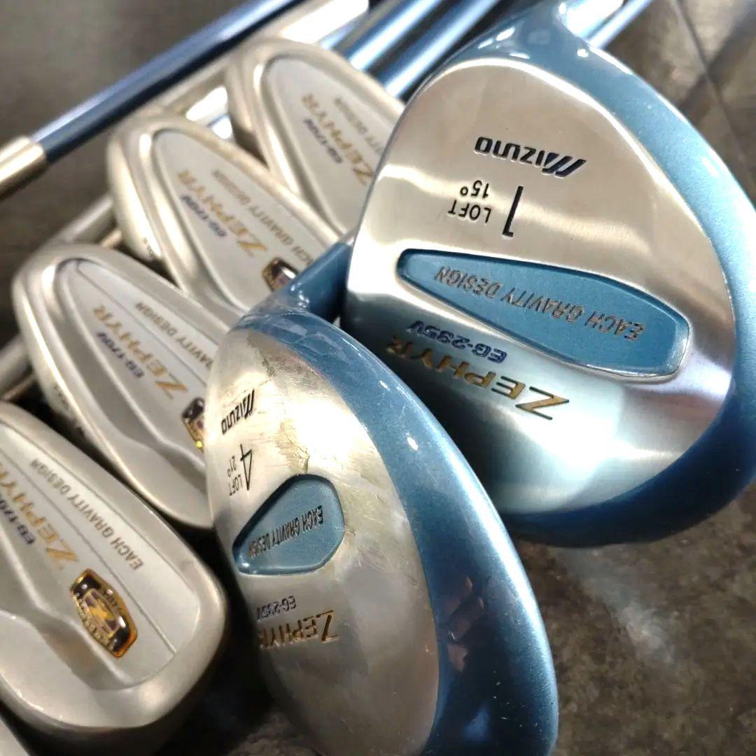 2025年レディースファッション福袋特集 ゴルフクラブ 全9本 テクノフレックス2560、他 MIZUNO レディース クラブ