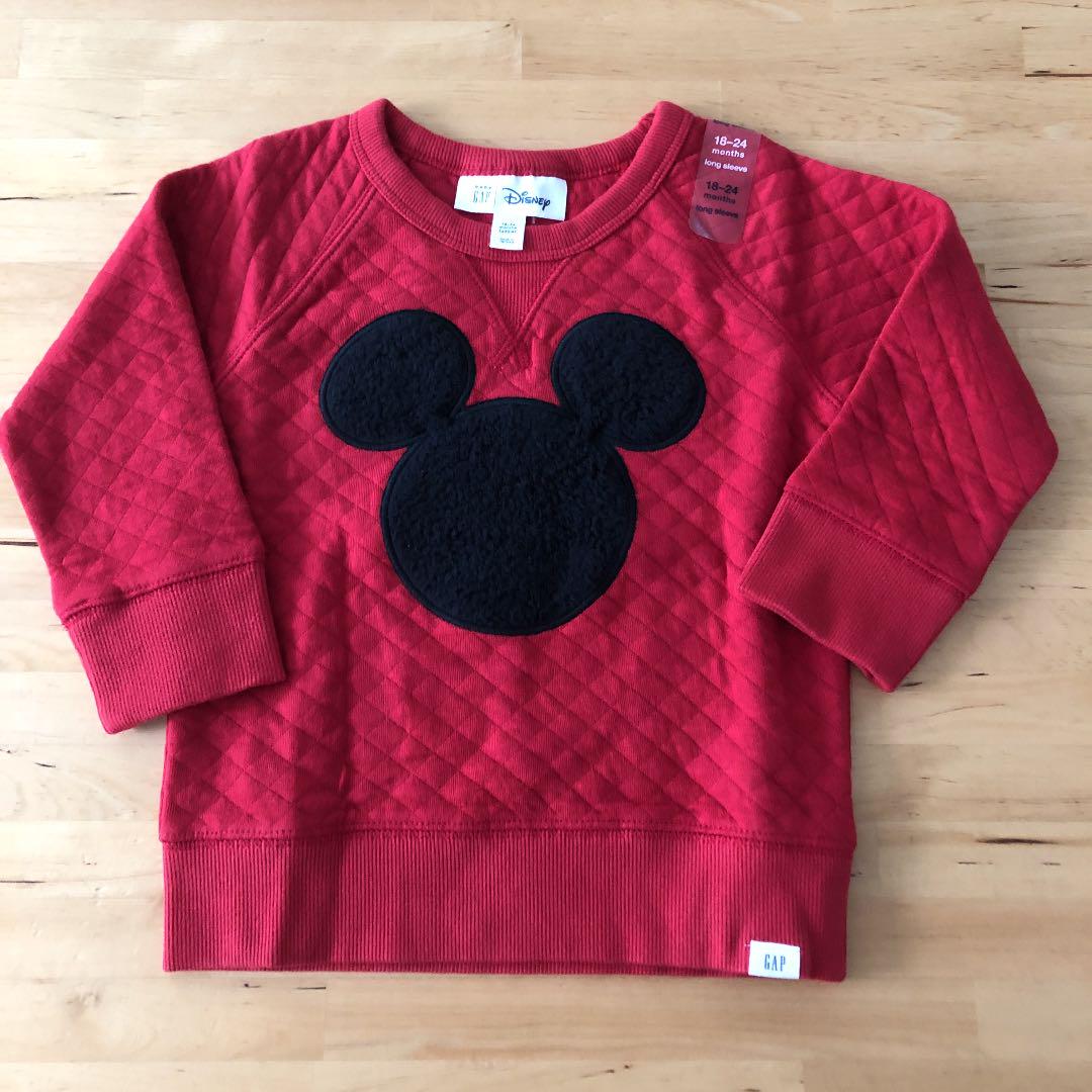 安心の定価販売 Babygap ミッキー トレーナー 18 24m Riversidemedicalarts Com