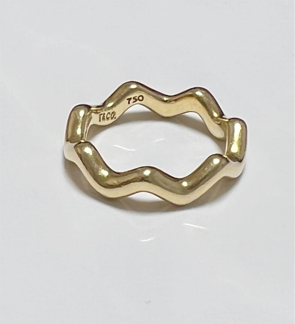 独創的 TIFFANYティファニー パロマピカソ ジグザグ ウェーブ リング