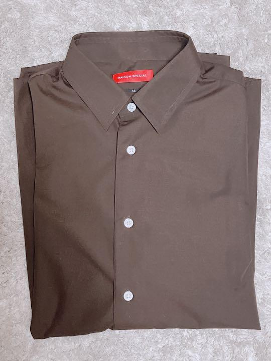 比較的美品 maison Specialブラウンシャツ(ZOZOTOWN) 比較的美品 maison Specialブラウンシャツ(ZOZOTOWN)