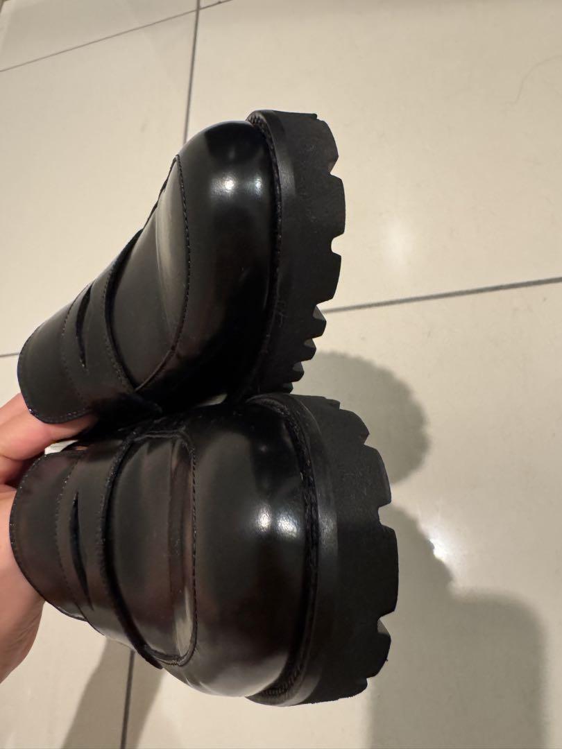 FABIO RUSCONI EVAタンクソールローファー美品