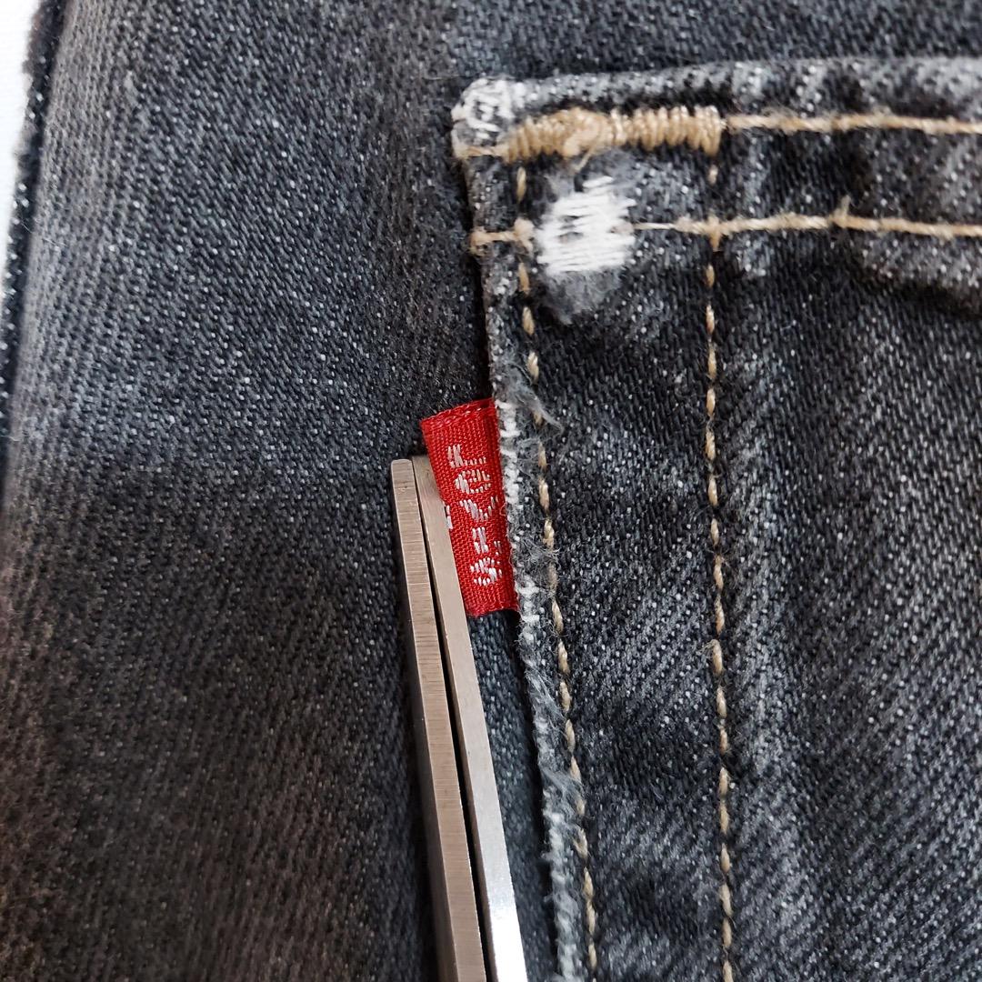 リーバイス569 Levis W32 ブラックデニム 黒 ストレート 9496