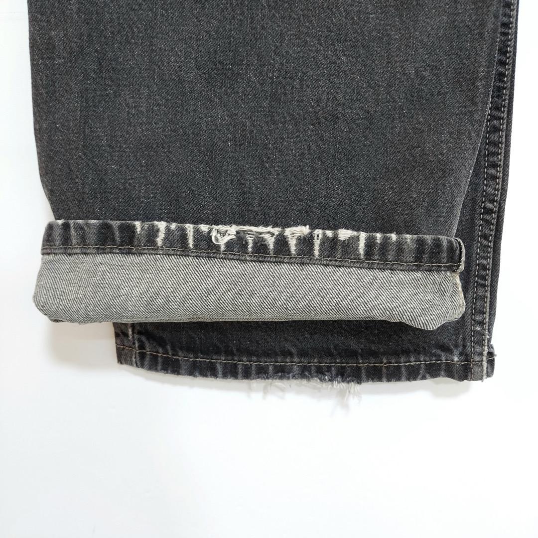 リーバイス569 Levis W32 ブラックデニム 黒 ストレート 9496
