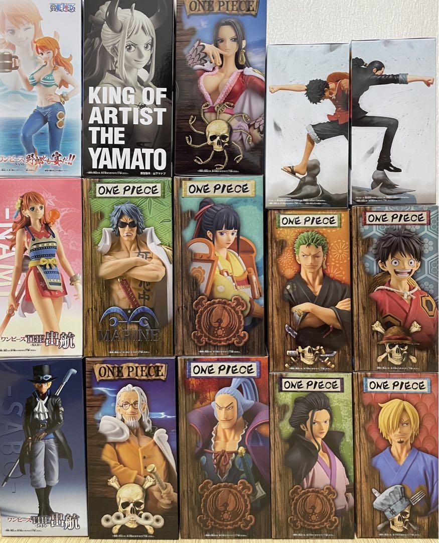 ワンピース ONE PIECE フィギュア まとめ売り 4種 15体