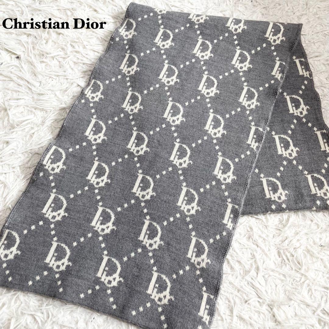 ✨Christian Dior ディオール　トロッター　マフラー　リバーシブル
