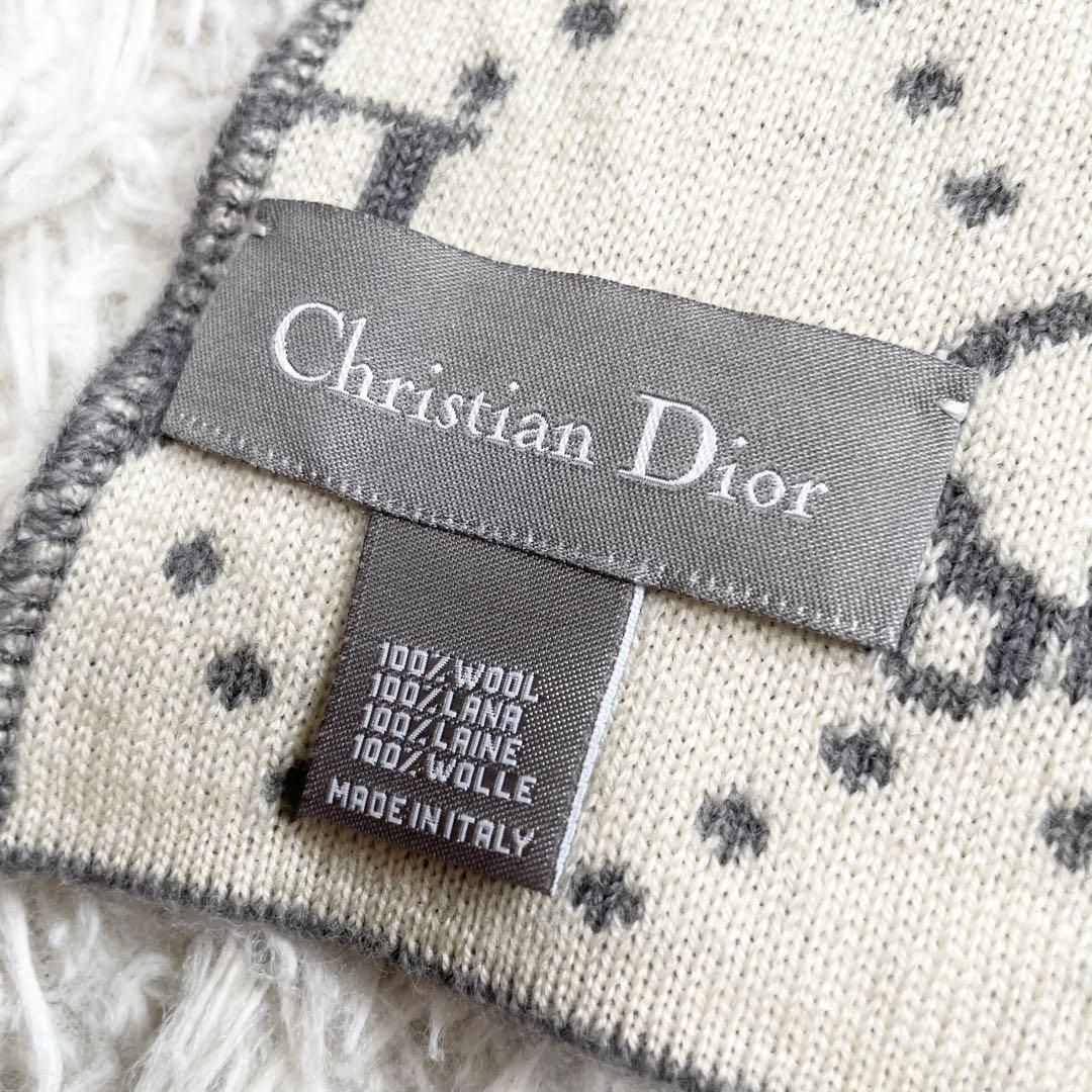 ✨Christian Dior ディオール　トロッター　マフラー　リバーシブル