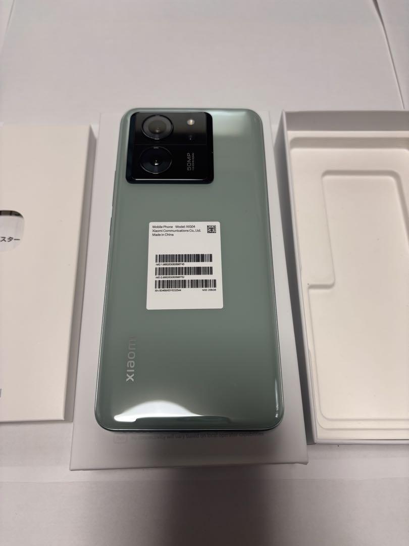 未使用 Xiaomi 13T メドウグリーン 本体　シャオミ