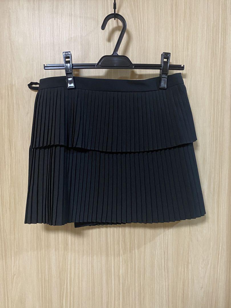 SORIN Pleats Ribbon Mini Skirt プリーツスカート