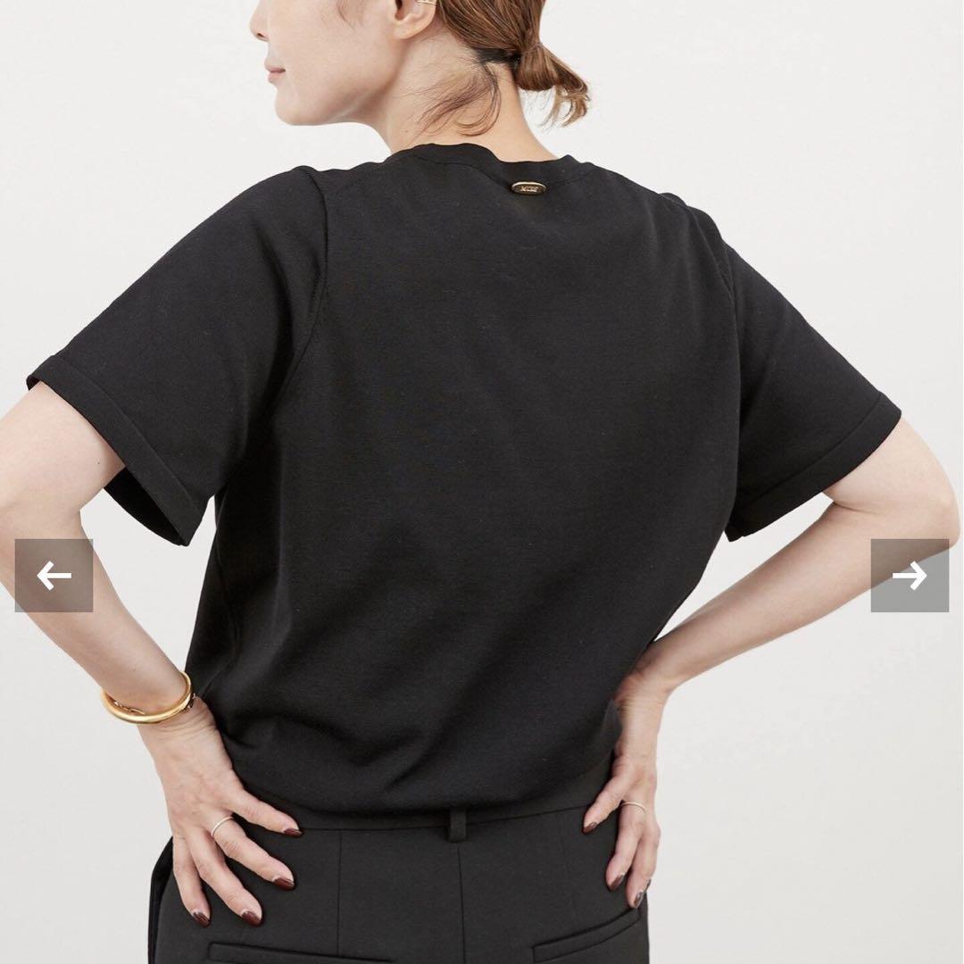 Deuxieme Classe Future クルーネックTシャツ ブラック - メルカリ