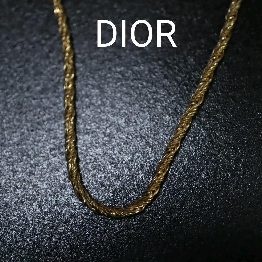 【お取り寄せ】 【匿名配送】DIOR ディオール ネックレス ゴールド ヴィンテージ ツイスト - ネックレス