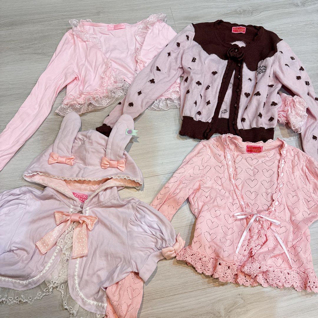 う*こ様 【まとめ売り】Angelic pretty、BABYカーディガン4点