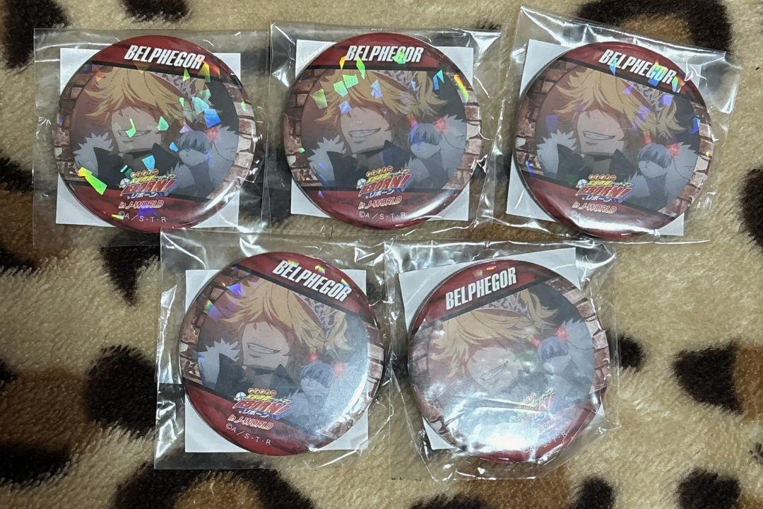 家庭教師ヒットマンREBORN!/JW/J-WORLD/ベルフェゴール/缶バッジ 家庭教師ヒットマンREBORN!/JW/J-WORLD/ベルフェゴール/缶バッジ
