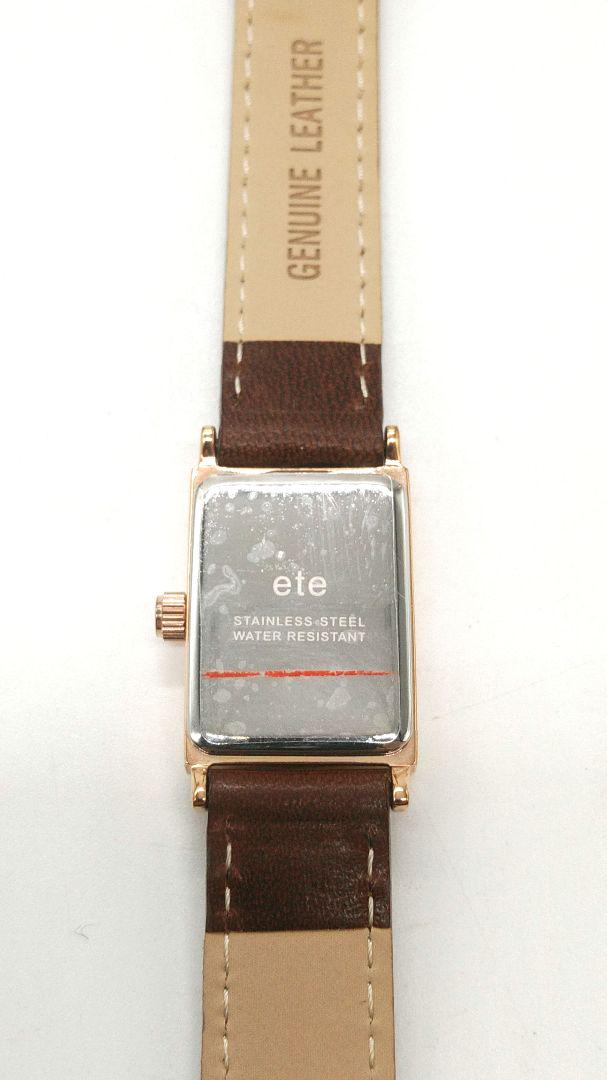 ete レクタングルフェイス ダイヤモンド　時計 890450-890451