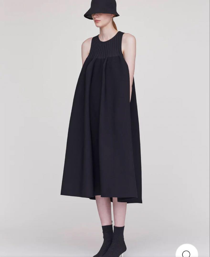 CFCL POTTERY SLEEVEL BUST FLARE DRESS