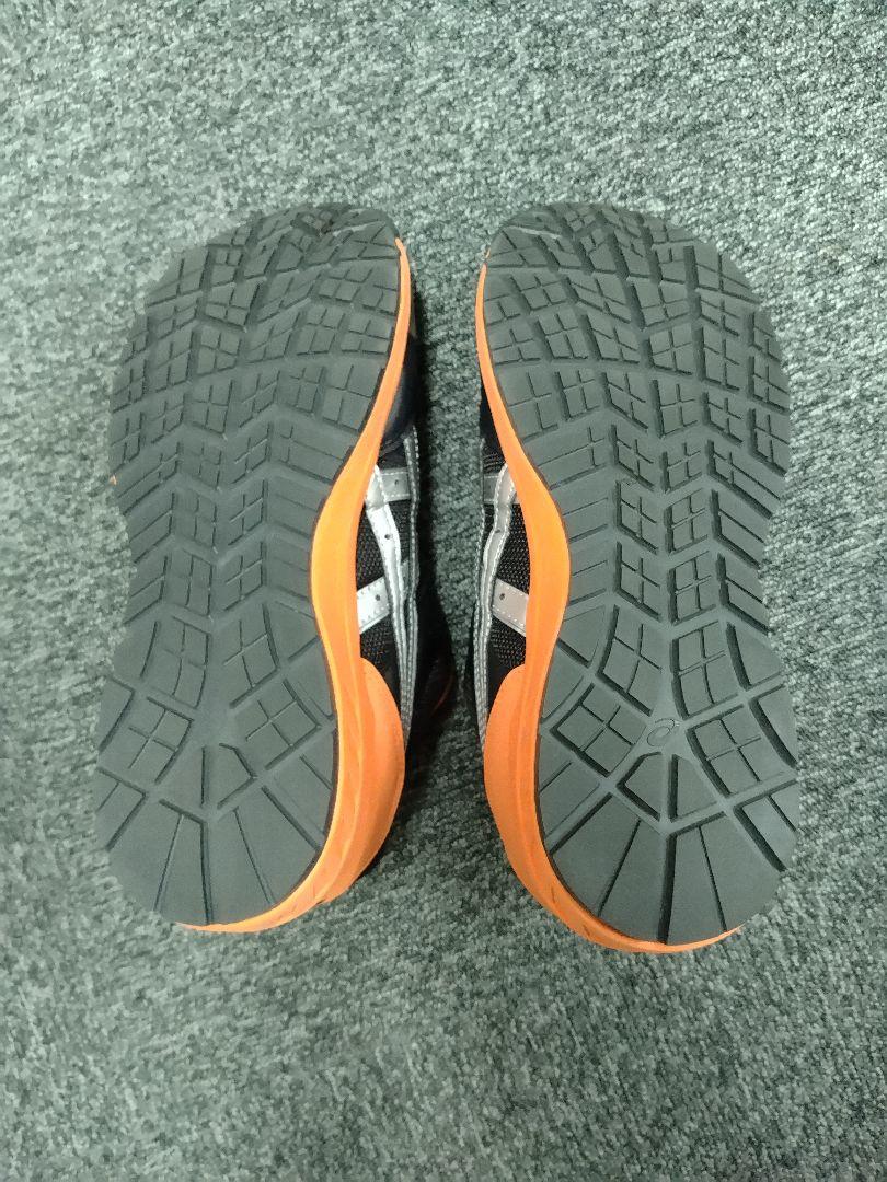 asics BOAシステム 安全靴 ブラック/オレンジ　26.5センチ