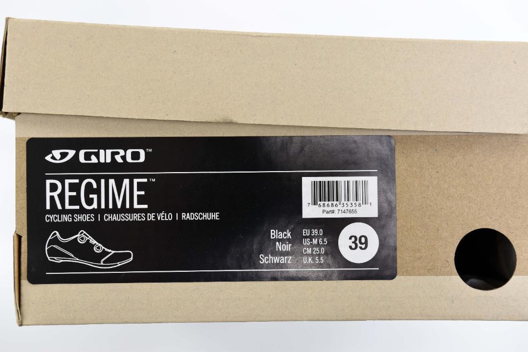 Giro Regime シューズ size:39(換算値 25cm) ブラック