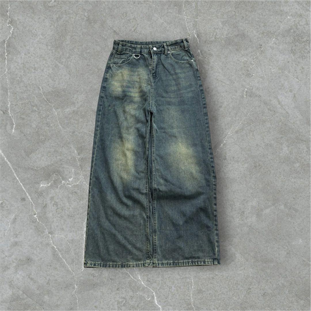 パンツ 00s archive buggy fade wide denim