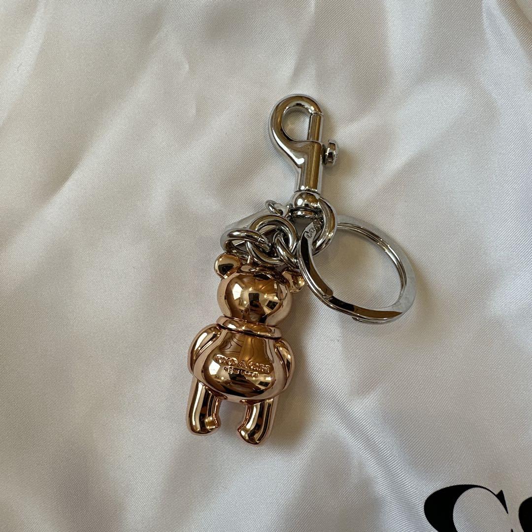 COACH クマ型キーホルダー COACH コーチ キーホルダー レディース キーリング ベアー クマ