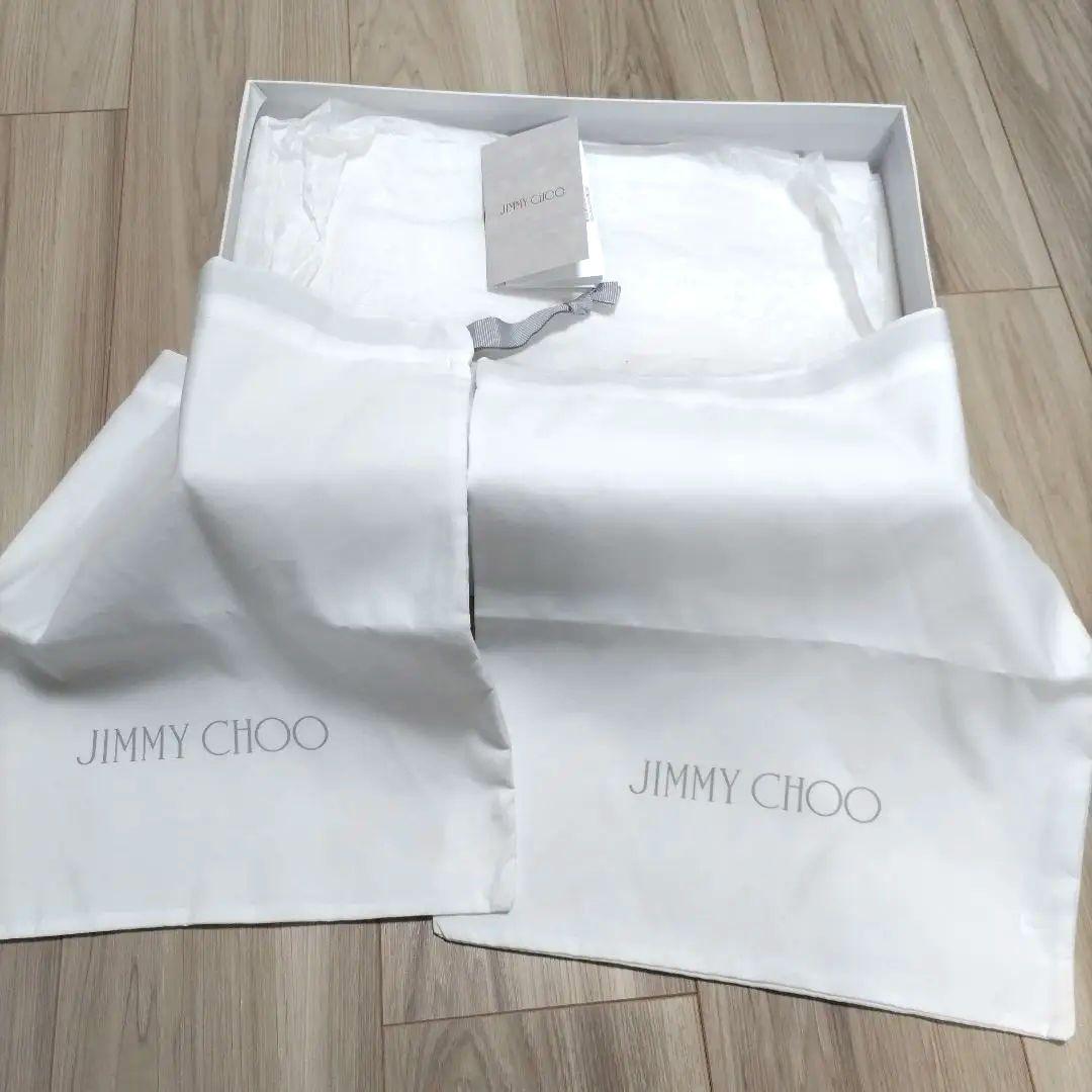 JIMMY CHOO スタースタッズ ブラックスリッポン サイズ24.5cm