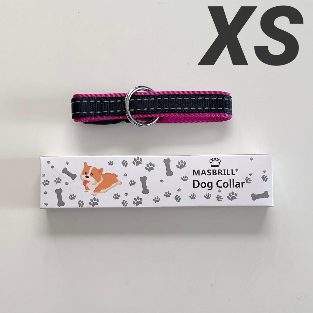 ★MASBRILL 犬 首輪 小型犬 猫首輪 おしゃれ セーフティバックル