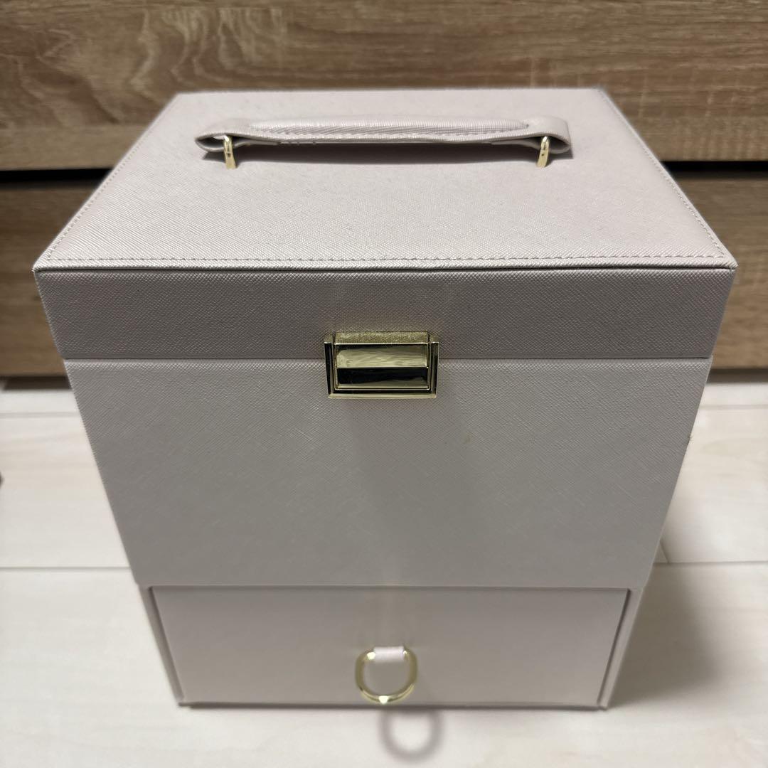 Francfranc コスメボックス　ベージュ