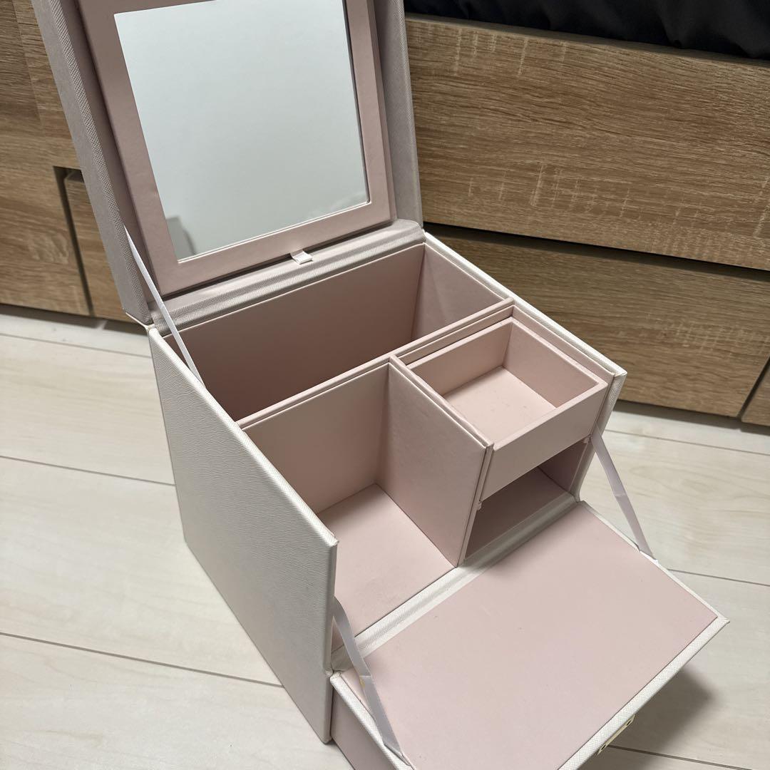 Francfranc コスメボックス　ベージュ
