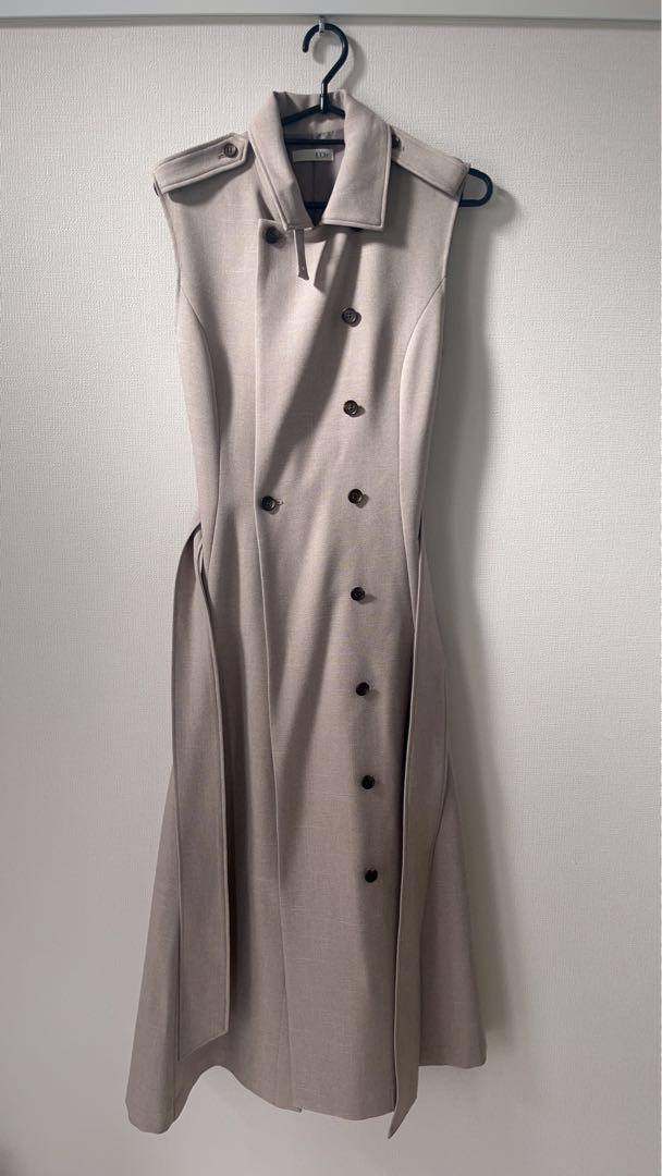 Sleeveless Coat Dress – L'AUBE BLANC