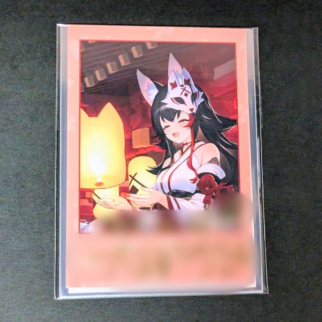 直筆サイン付き】 大神ミオ 活動 6周年記念 チェキ風カード 新品