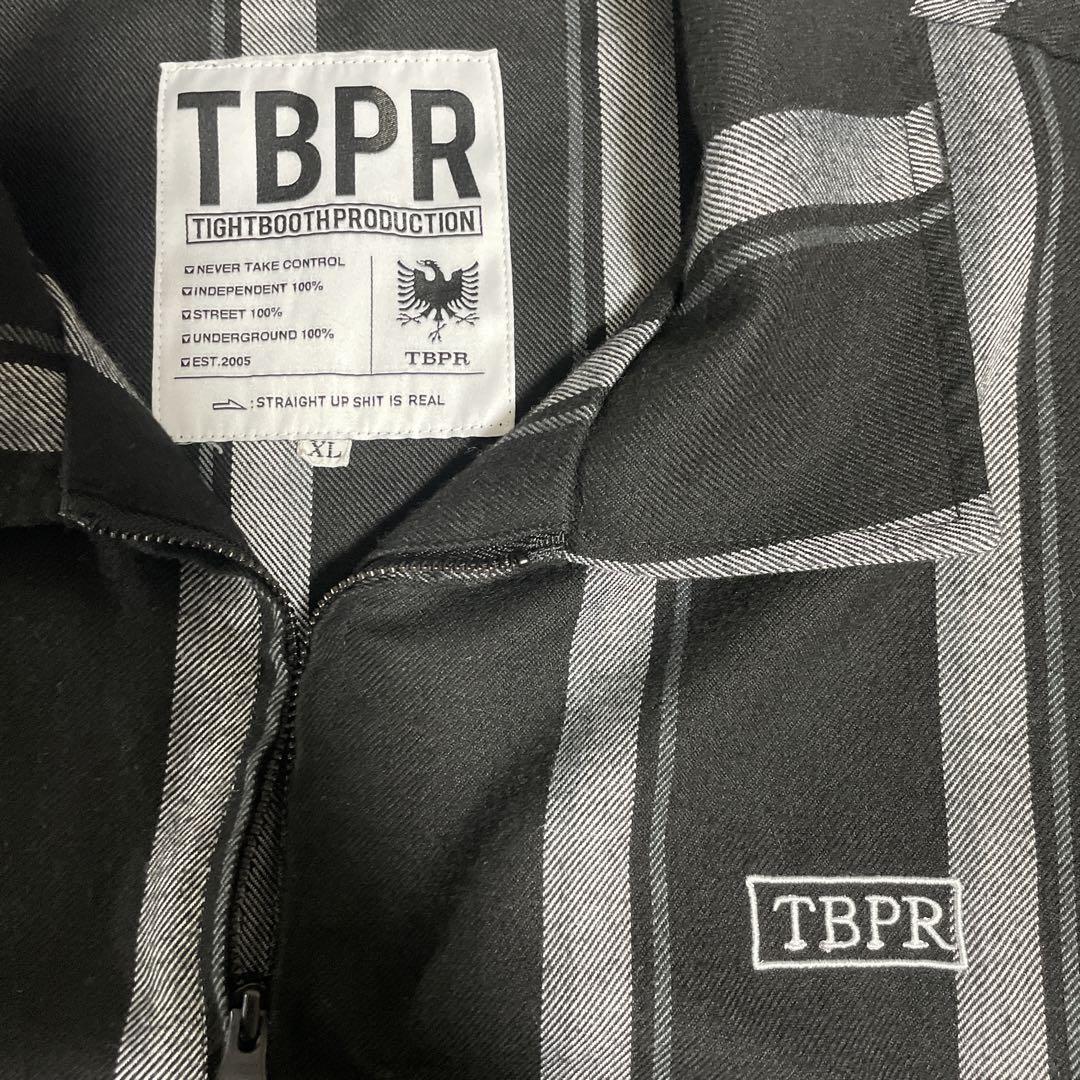 TBPR ストライプ 長袖シャツ XL