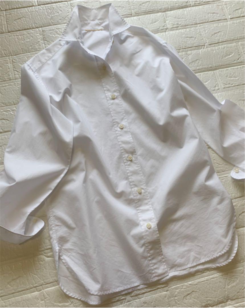 2019ss washerシャツ ホワイト FeEZ9-m69148390744 ドゥーズィエムクラス 正規品好評
