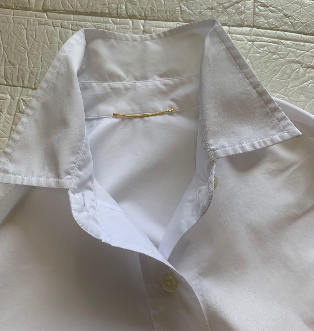 2019ss washerシャツ ホワイト FeEZ9-m69148390744 ドゥーズィエムクラス 正規品好評
