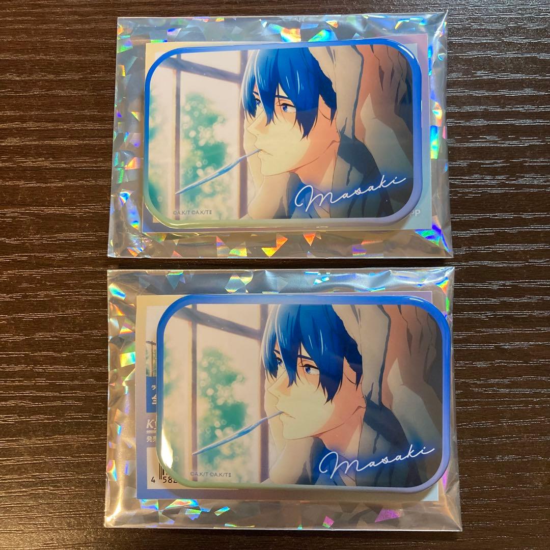 ツルネ　スクエア缶バッジコレクション　B 滝川雅貴　滝川　缶バッジ　2点