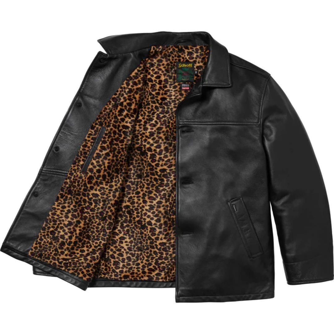 Supreme x Schott Leather Car Coat S Supreme x Schott Leather Car Coat S