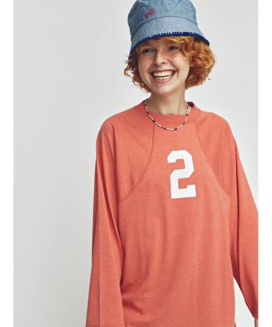 美品⭐︎ BEAMS BOY / フットボール ロングスリーブ Tシャツ