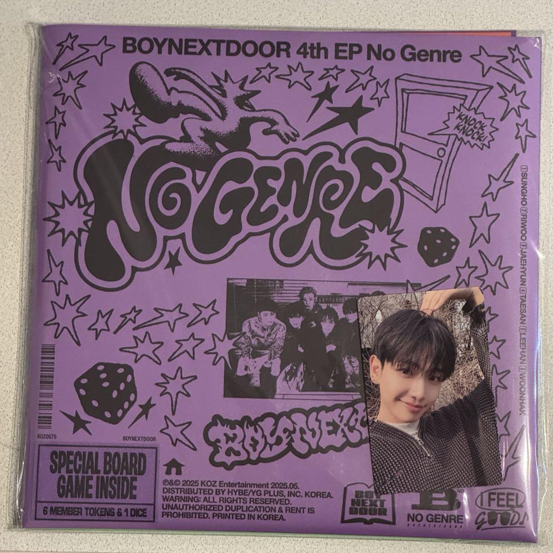 ジェヒョン】BOYNEXTDOOR 『No Genre』アルバム 公式 トレカ
