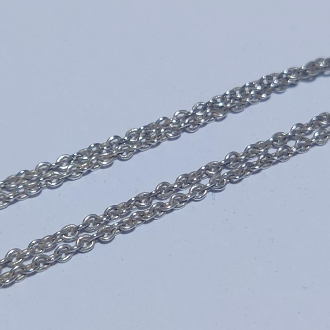 未使用に近い ティファニー ネックレス インフィニティ ダブルチェーン 925 未使用に近い ティファニー ネックレス インフィニティ ダブルチェーン 925