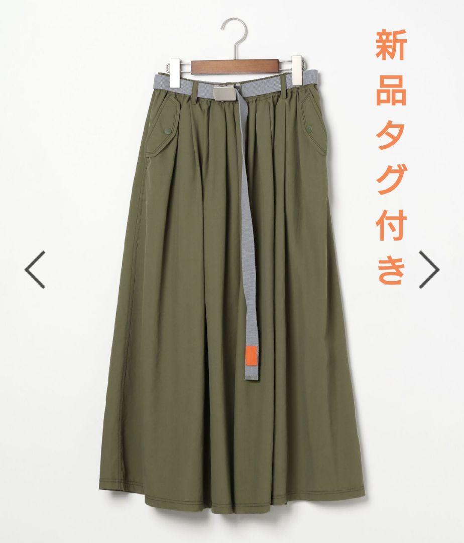 ニコアンド 25メンバー ふわシャカベルトスカート L