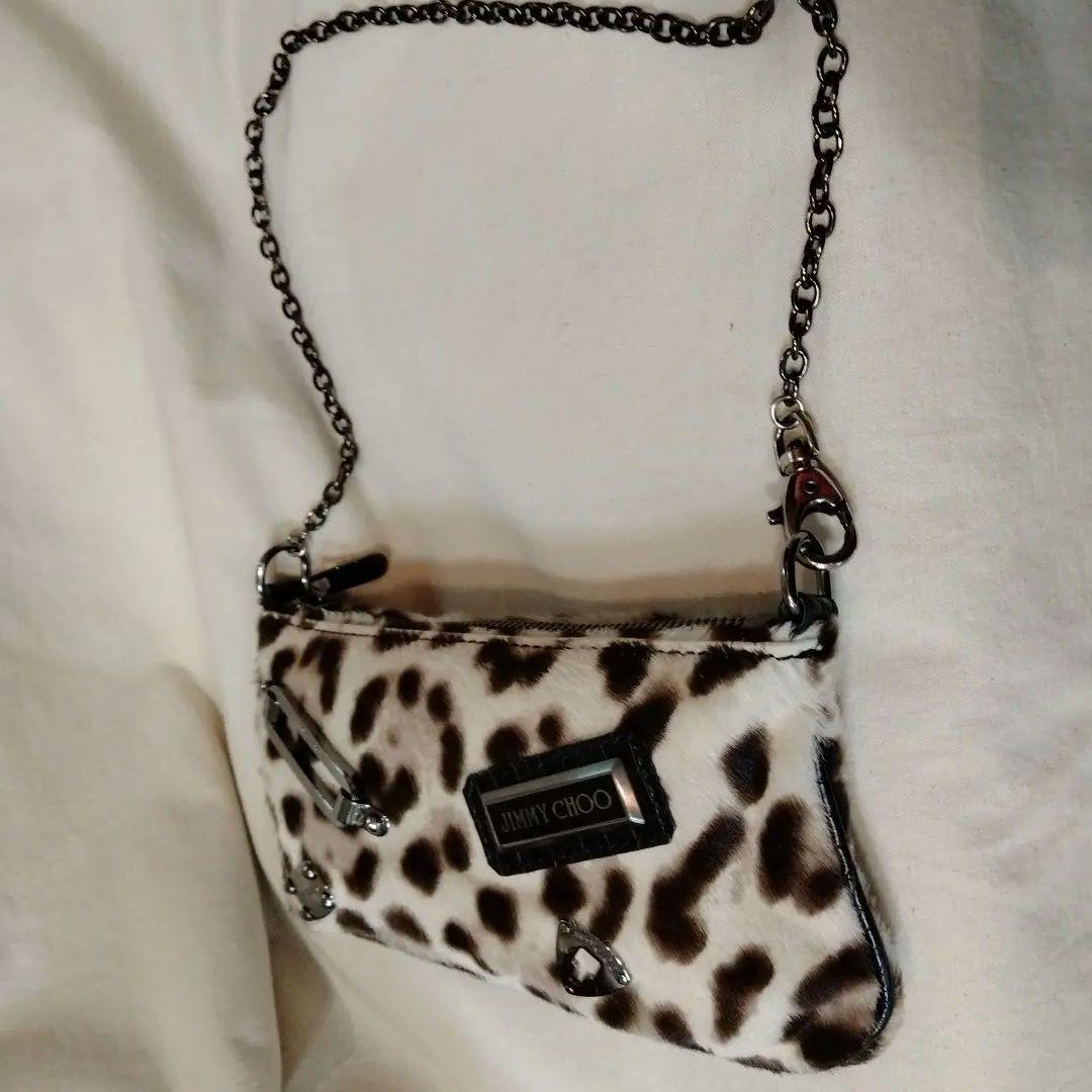 JIMMY CHOO ハラコ素材　ミニbag