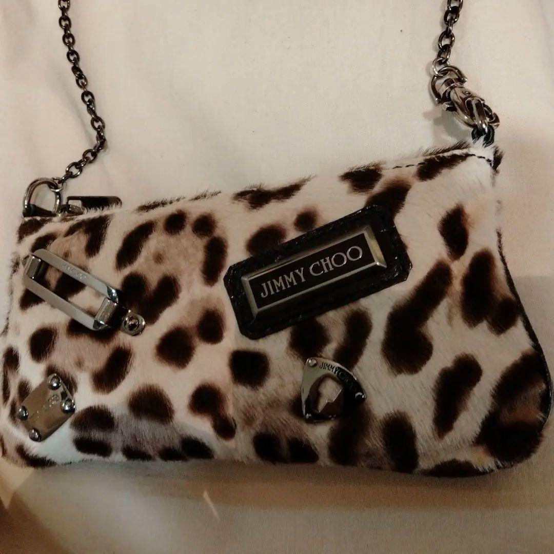 JIMMY CHOO ハラコ素材　ミニbag