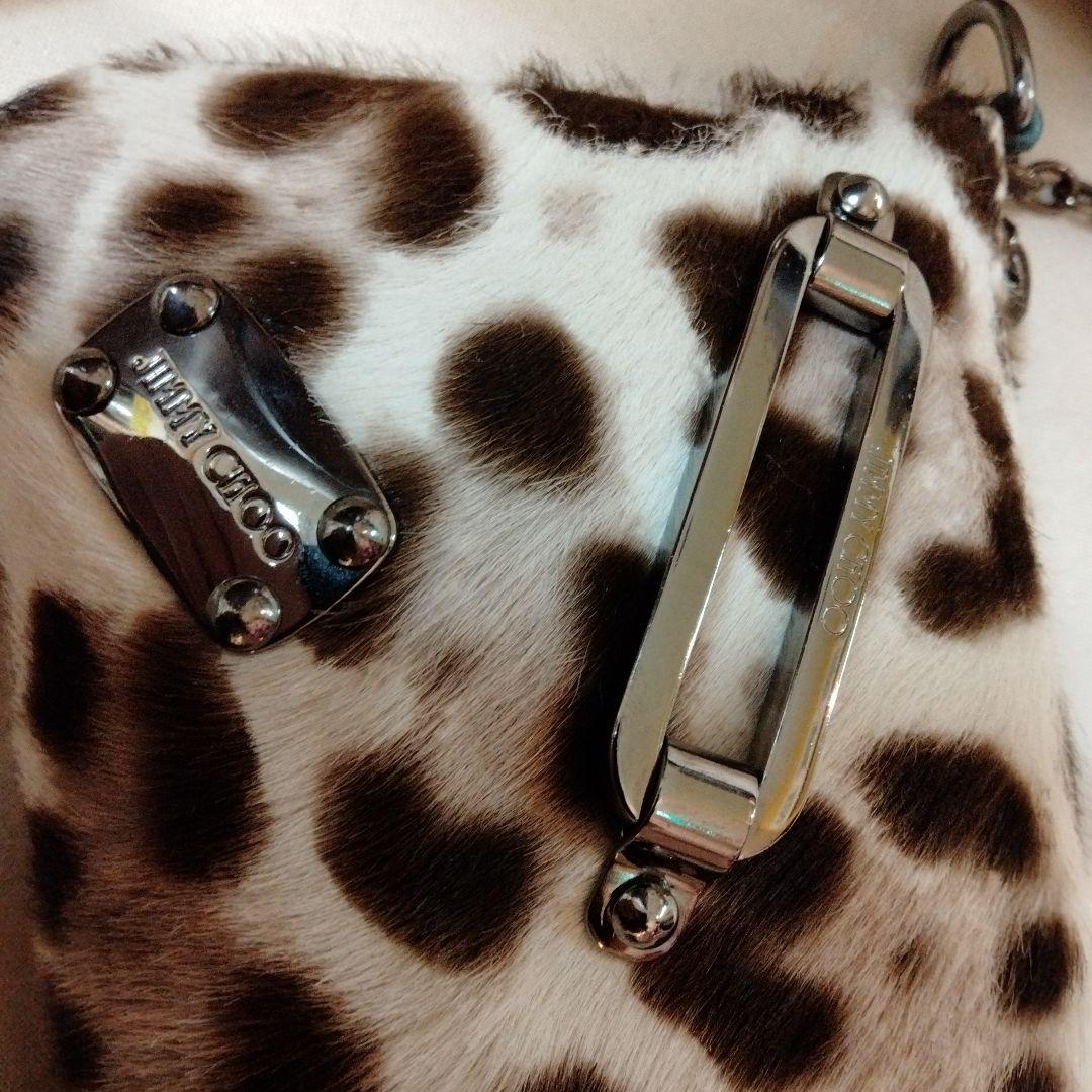 JIMMY CHOO ハラコ素材　ミニbag