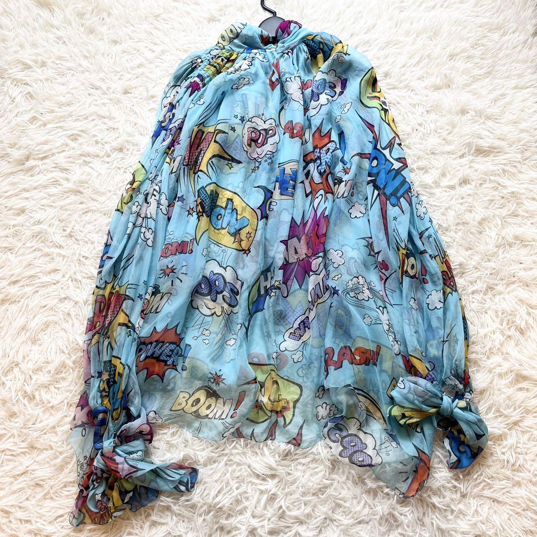 【専用】ドルチェ&ガッパーナ　シルク　ボウタイブラウス