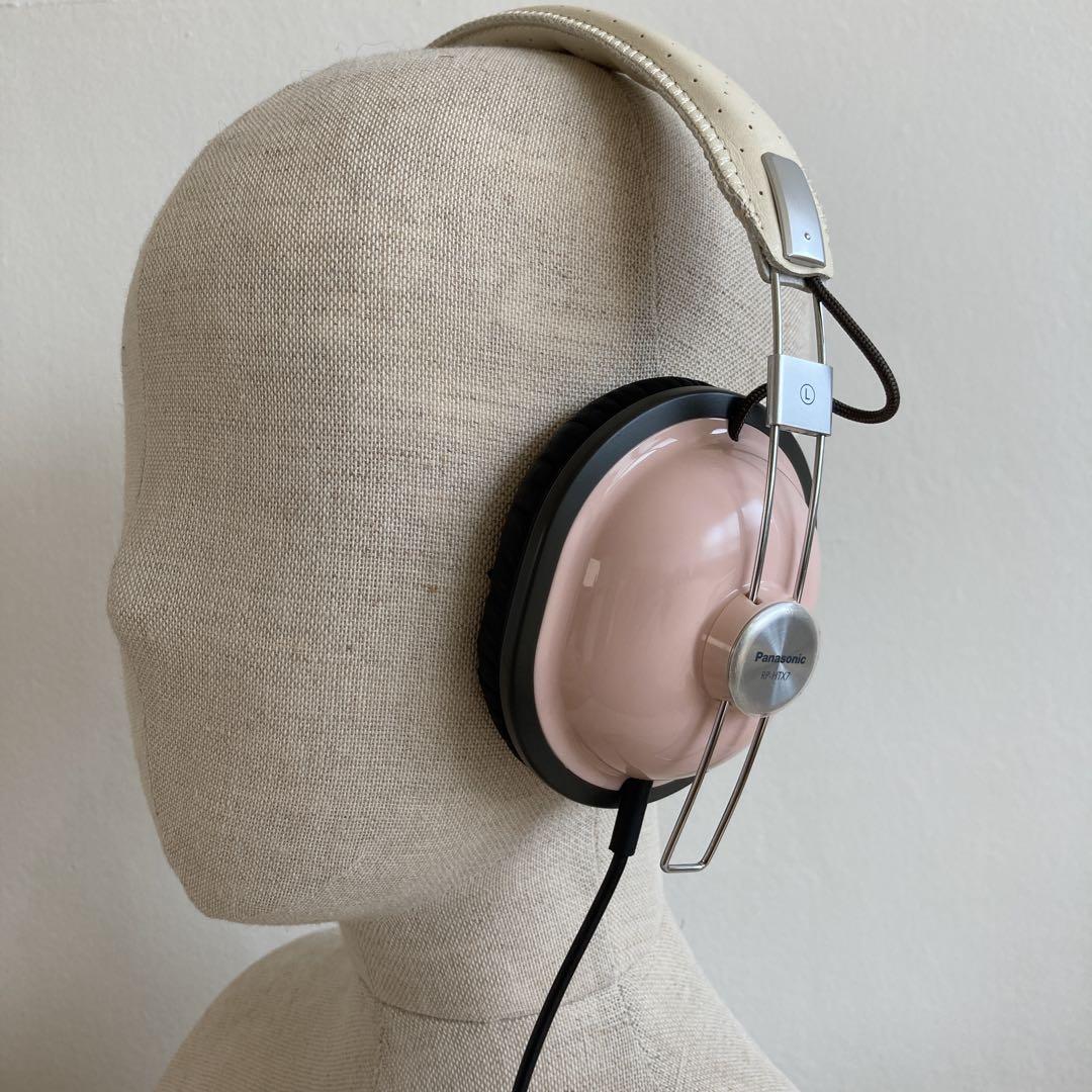 【希少】パナソニックRP-HTX7 おしゃれヘッドホン ピンク 【海外のみ販売】