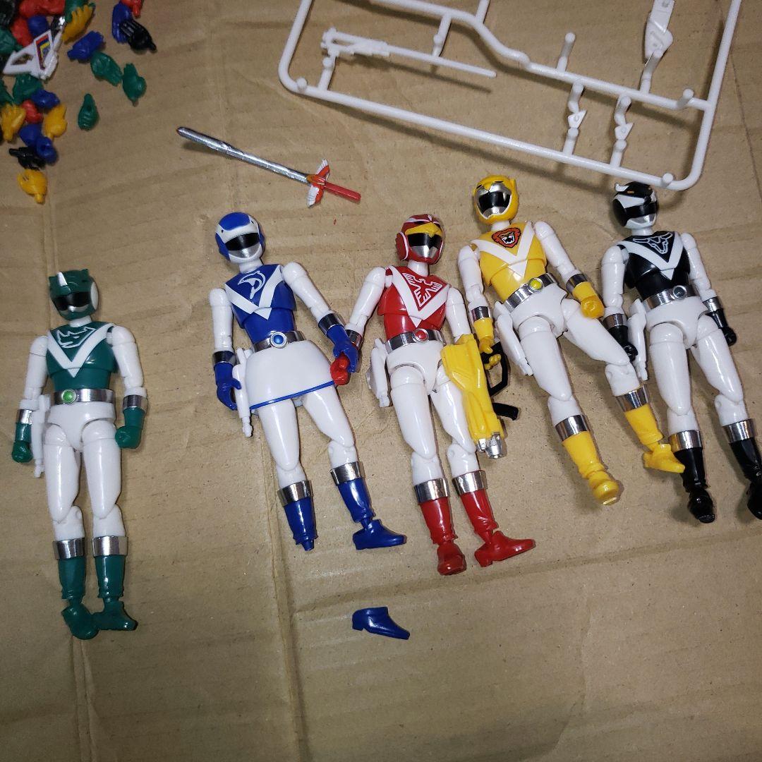 電撃戦隊チェンジマン 超合金 昭和 戦隊ヒーロー 当時品 5体