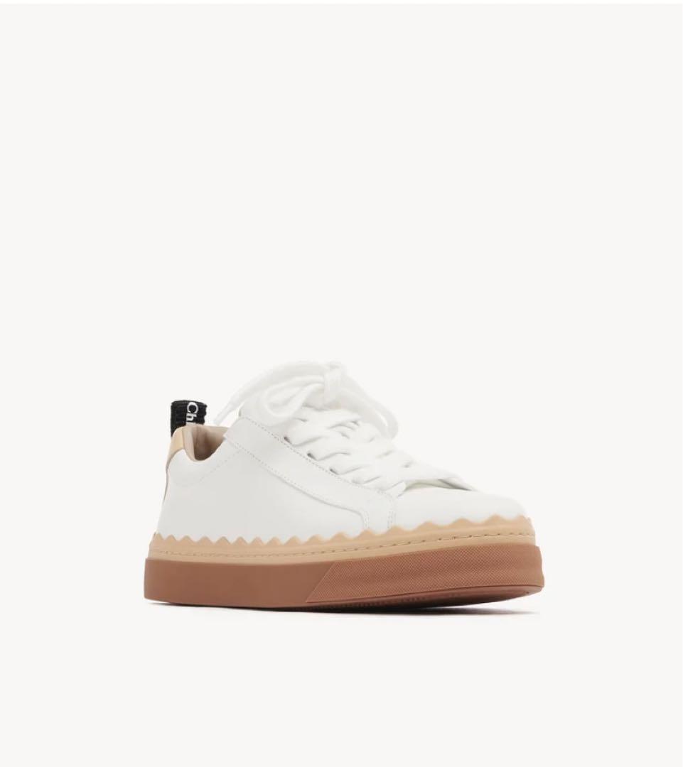 Chloe Lauren スニーカー 38 soft tan クロエ ローレン - メルカリ